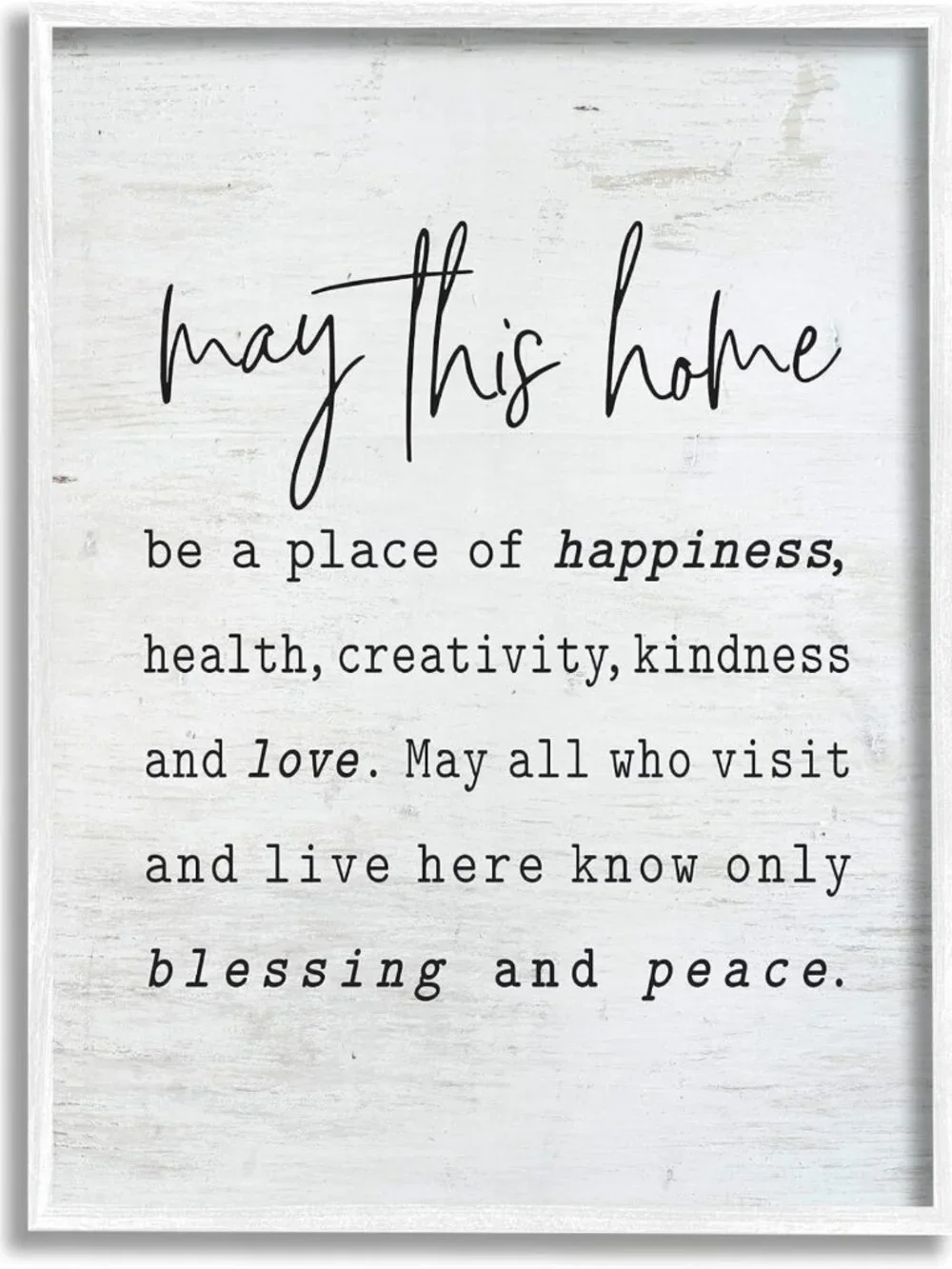 Framed Inspirational Family Wall Art | Motivational Home Decor Print